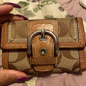 Old Coach fold wallet